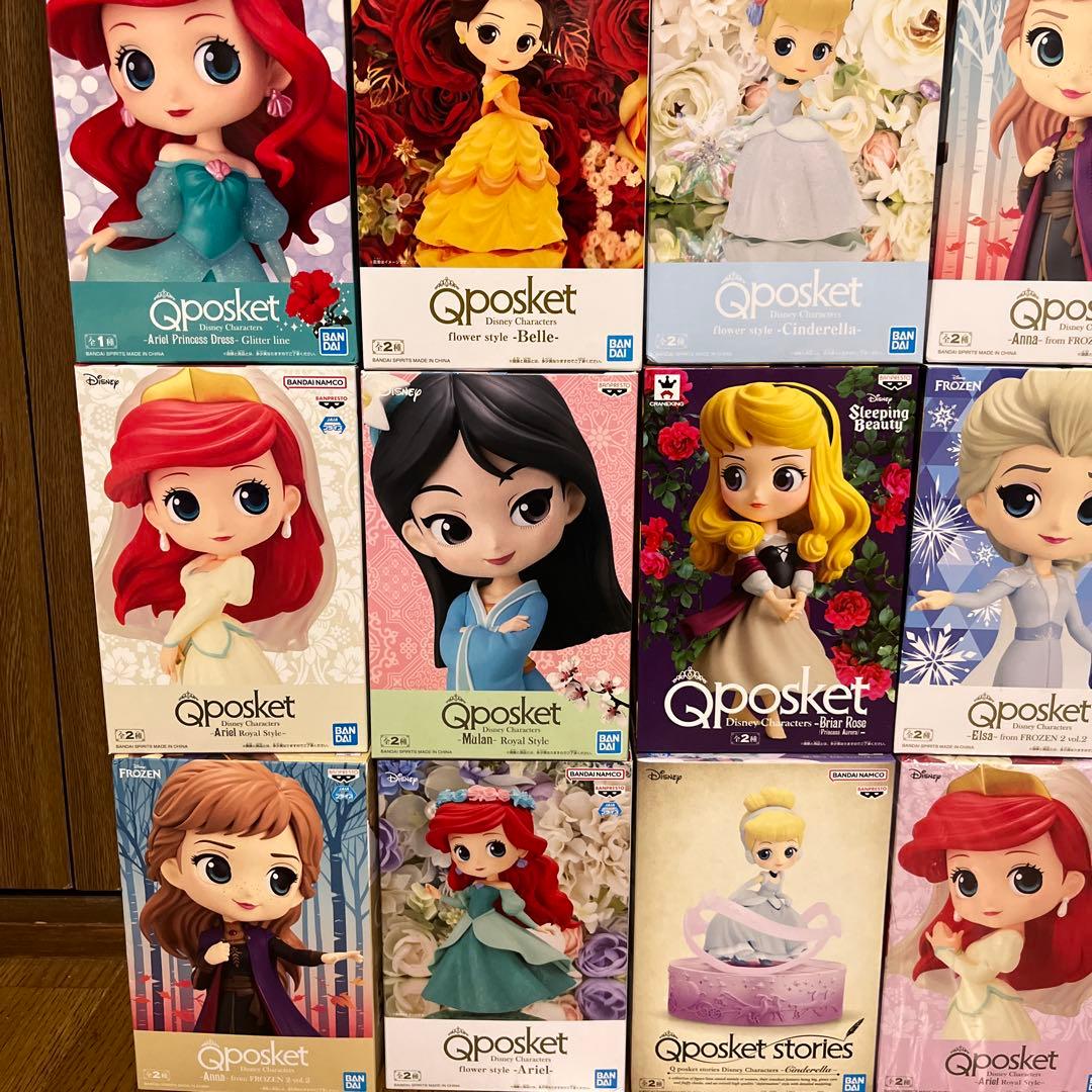 1番くじ　アリエルフィギュア　ティンカーベル　Qposket アリエル　他　⑤