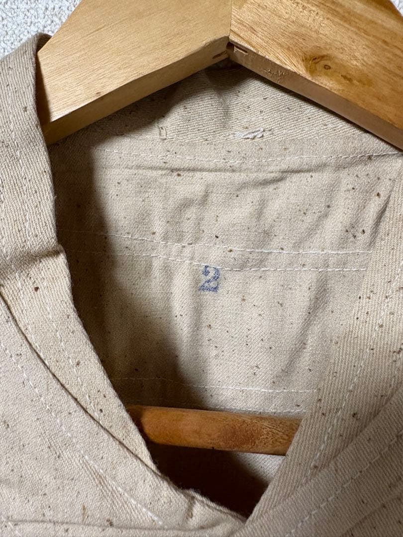 【金庫保管品】戦前戦中　野球ユニフォーム上下未使用品　JAPANVINTAGE