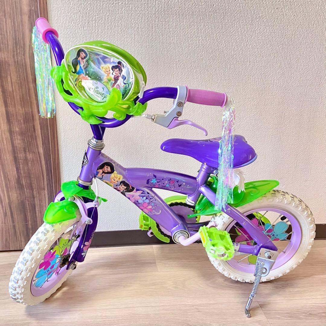 【超レア美品】HUFFY ティンカーベル幼児用自転車セット12インチ ※整備済