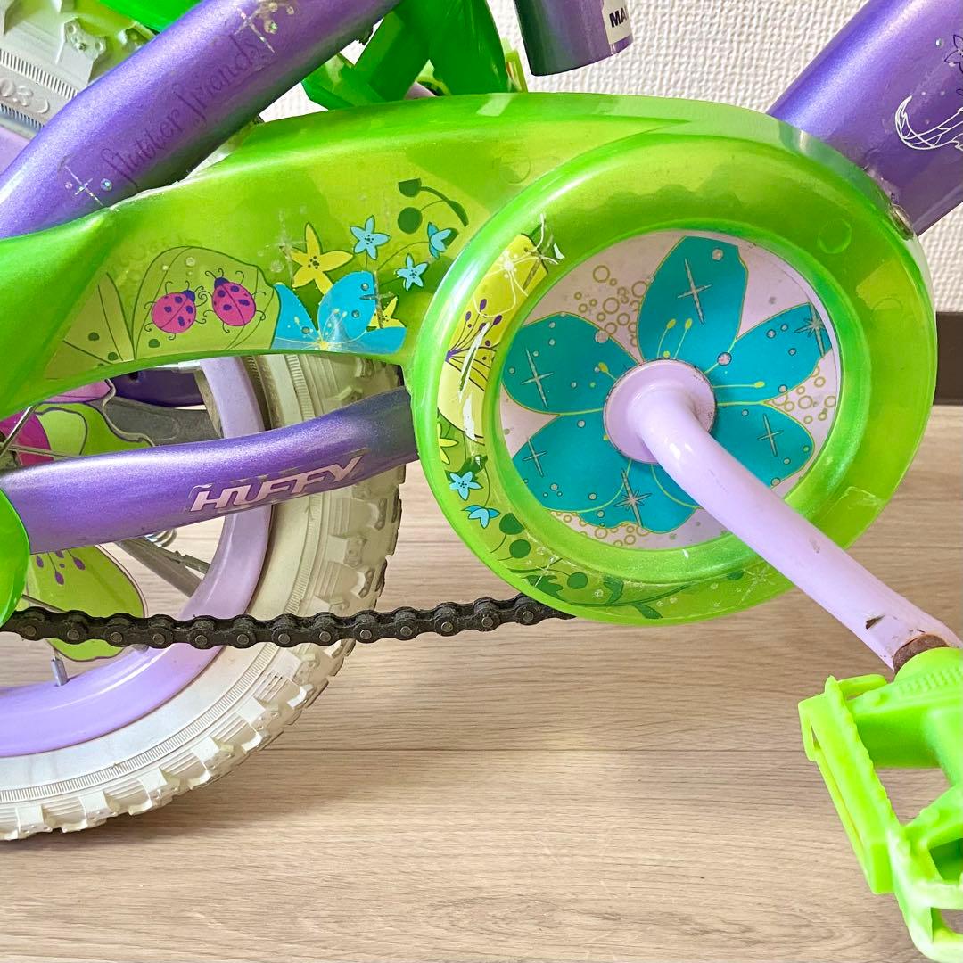 【超レア美品】HUFFY ティンカーベル幼児用自転車セット12インチ ※整備済