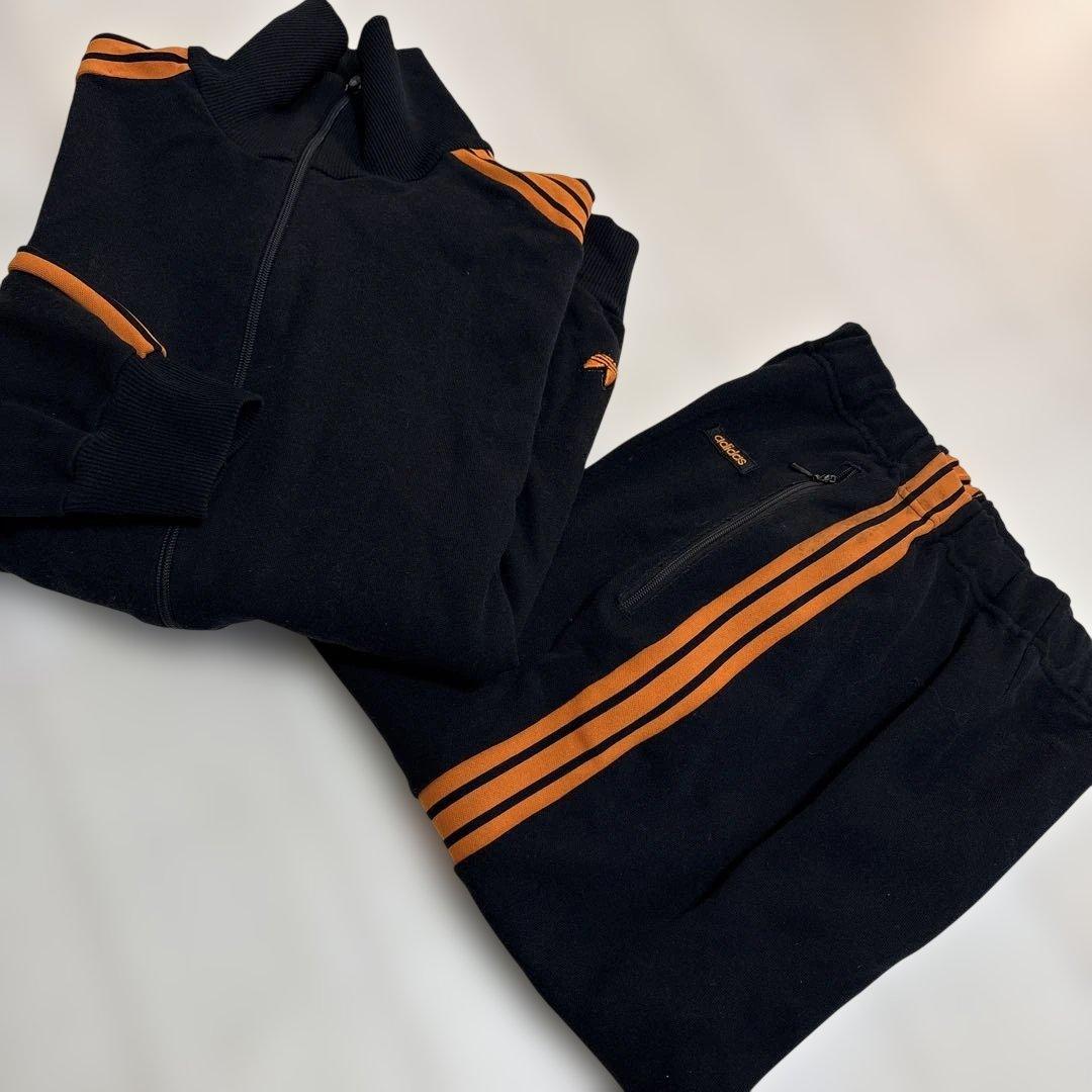 ヴィンテージ　adidas ジャージ上下デサント西ドイツ製サイズ5（M L相当）