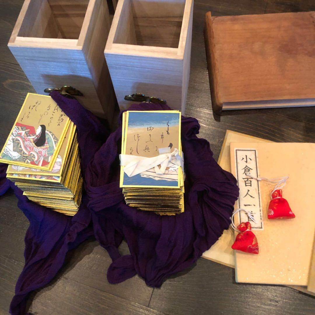 高級 小倉 百人一首 尾形光琳 かるた☆和歌 風雅 ほるぶ 伝統 古典 工芸