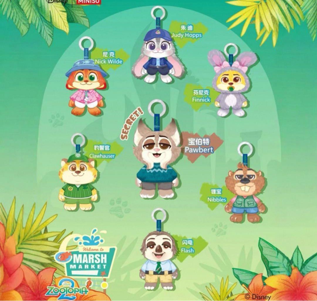 【しほこ】ディズニー ズートピア2　ジュディ➕ニック