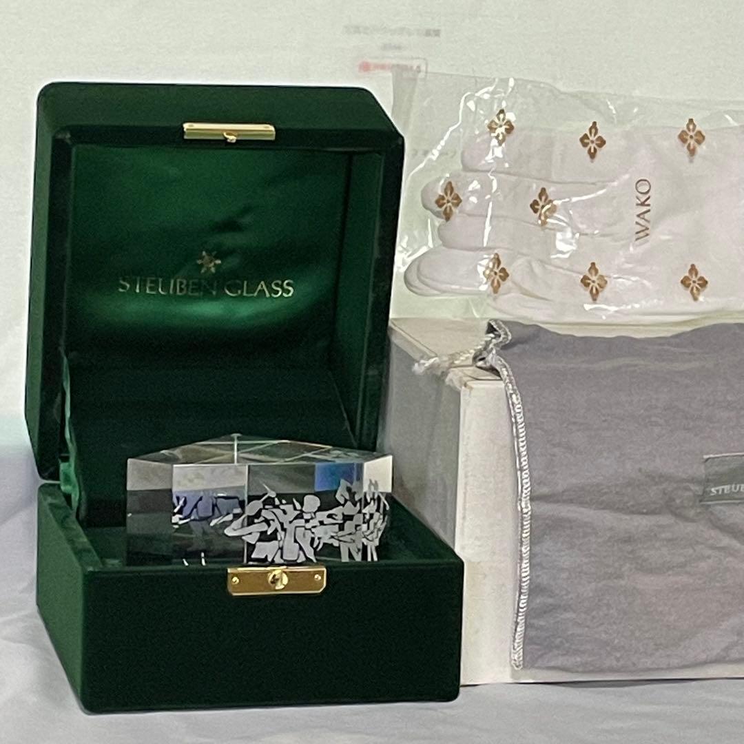 STEUBEN　スチューベン クリスタル ゴルフ モチーフ 1990年代 希少