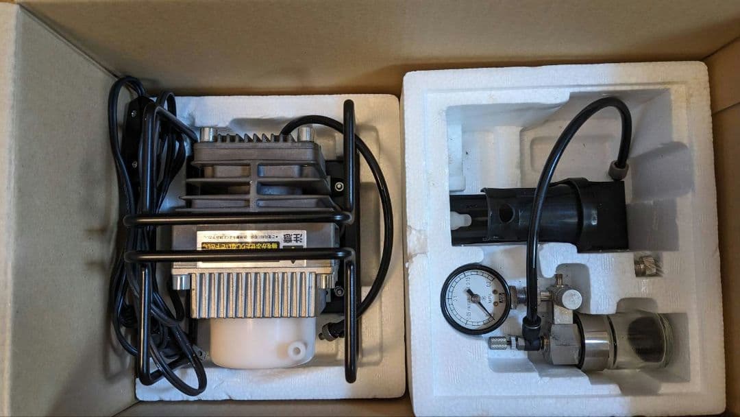 GSIクレオス MR.リニアコンプレッサーL5　圧力計付きレギュレーターセット