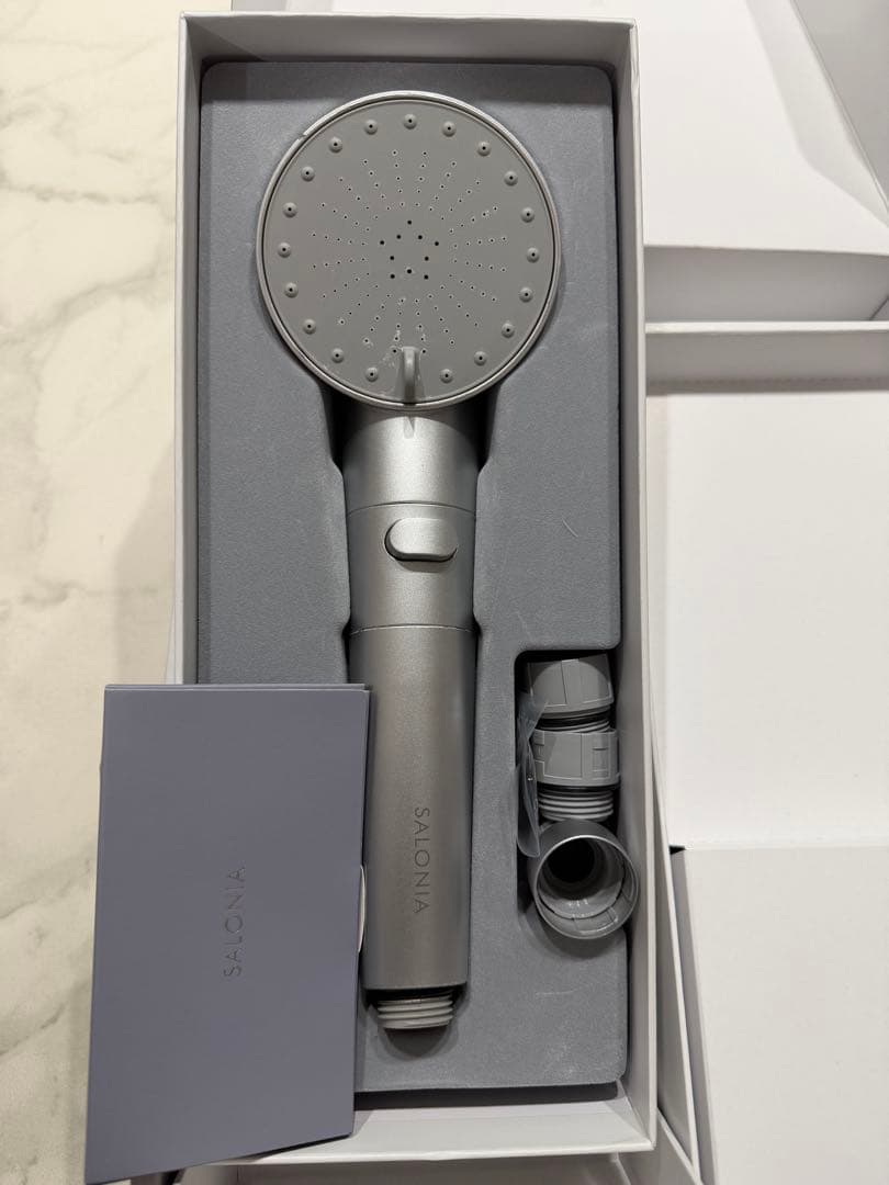 SALONIA ファインバブルクリア シャワーヘッド