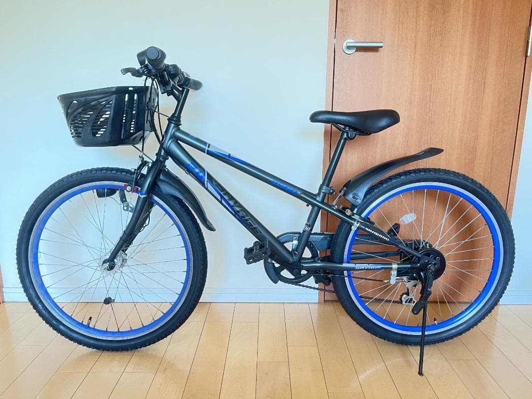 AVIGO 24インチ自転車 サベージ CIデッキ オートライト付き　引取専用