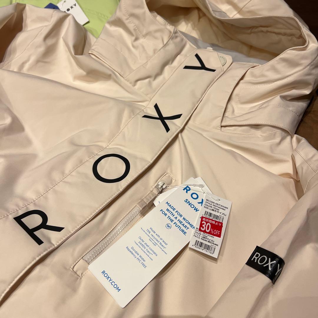 今月だけの出品‼︎新品タグ付き‼︎ロキシーウエア⭐︎上下Lサイズセット