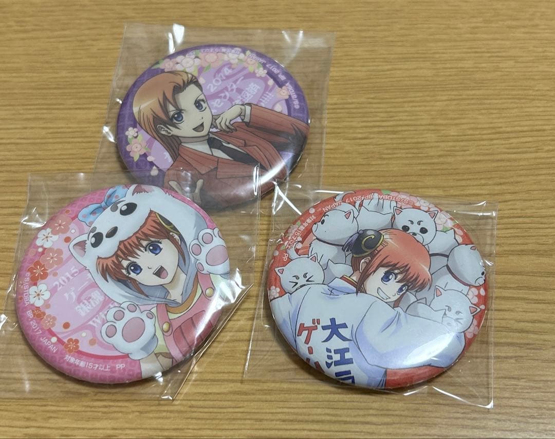 銀魂 大江戸ゲームセンター 缶バッジ 神楽