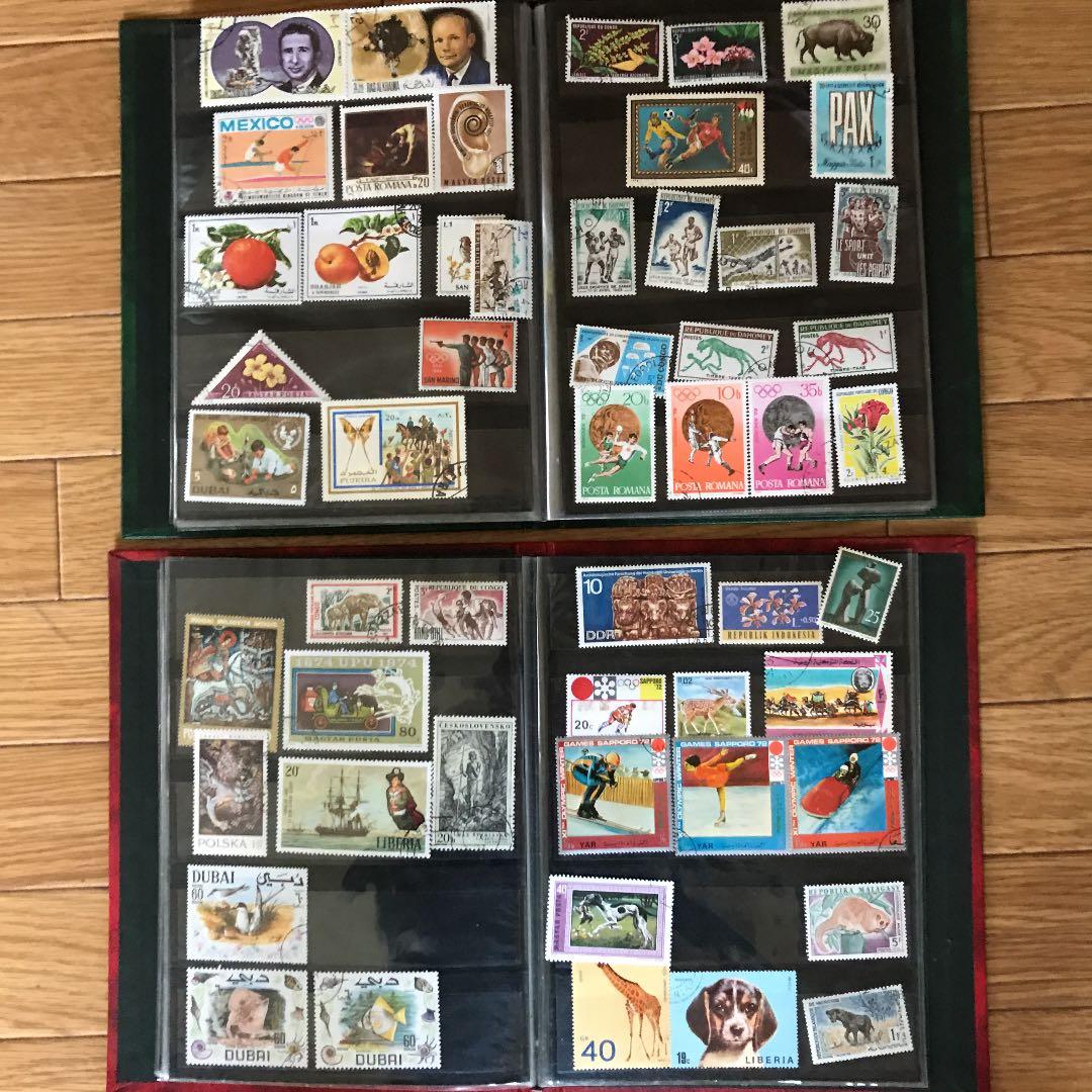 1970年代の世界の切手(使用済み)約400枚