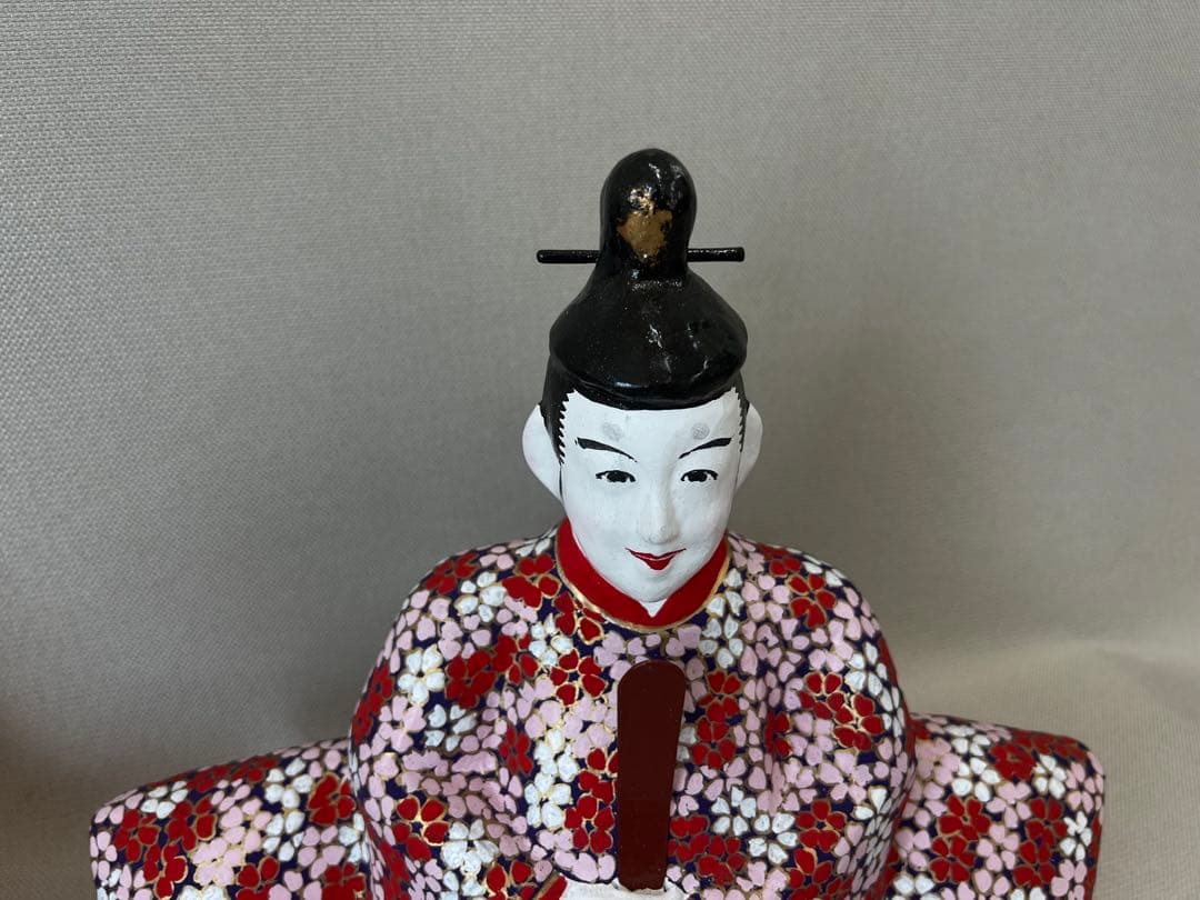 希少作品　信州中野土人形土びな　六代目　奈良由起夫　雛人形