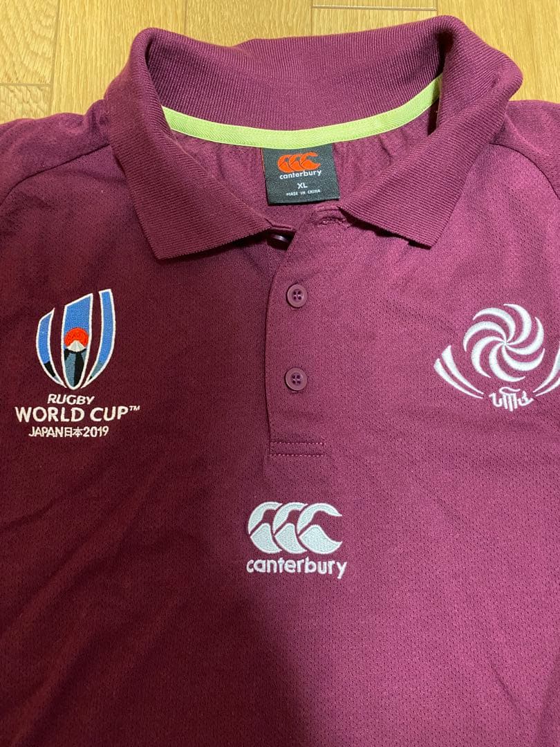 【非売品】ラグビー ジョージア代表 RWC2019 選手支給品ポロシャツ