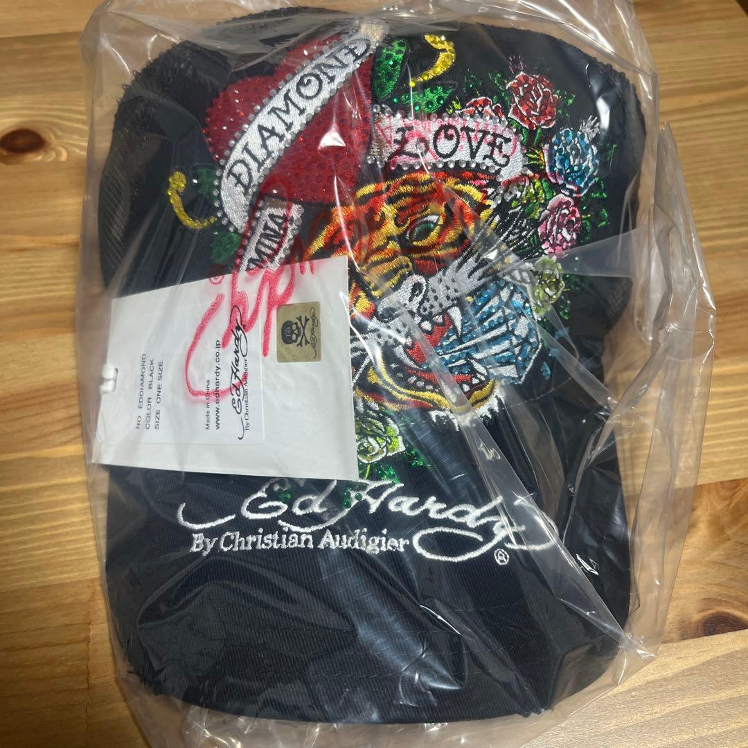 ちゃんみな CHANMINA EdHardy LIMITED キャップ 刺繍