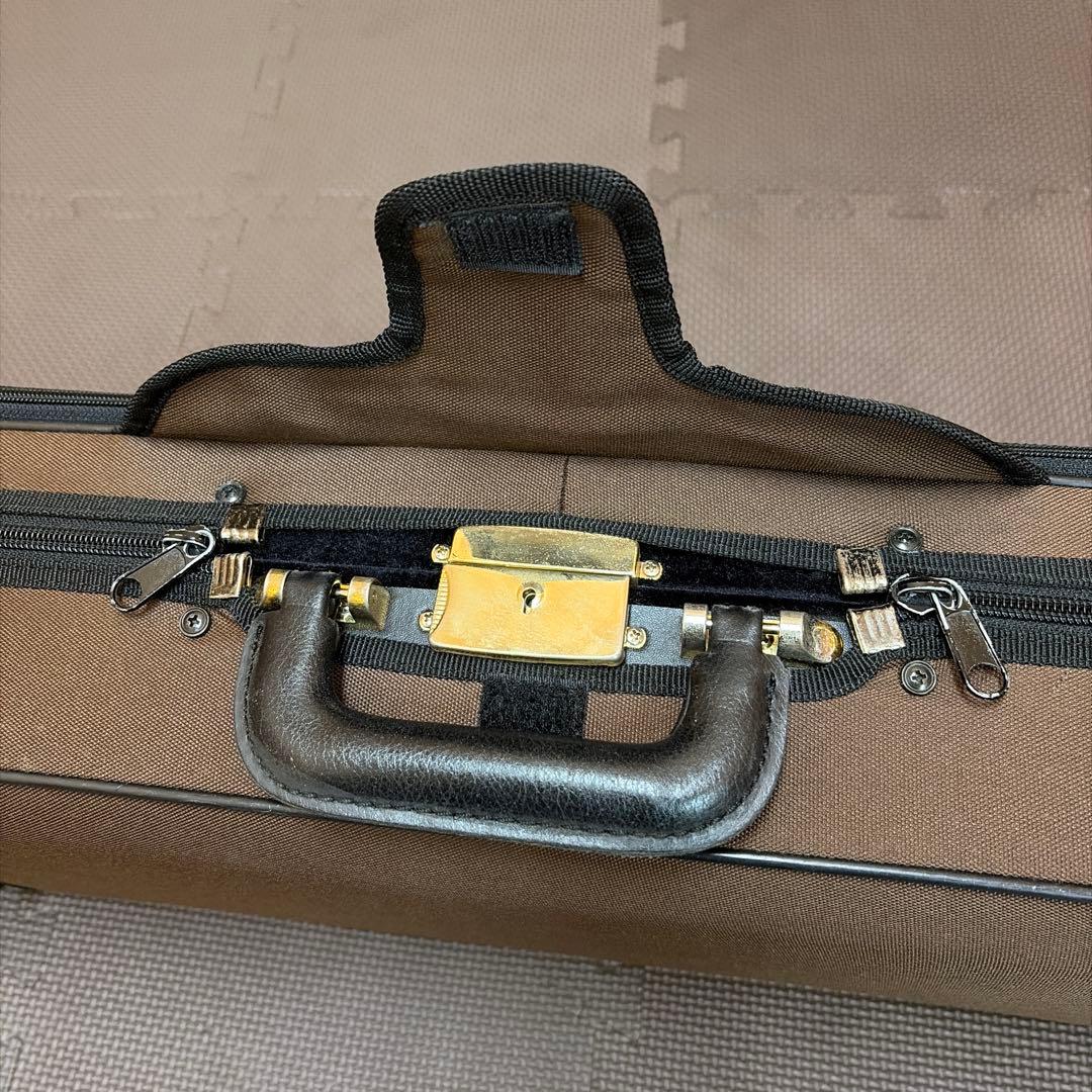 Super Light バイオリン ケース 4/4サイズ ブラウン 軽量