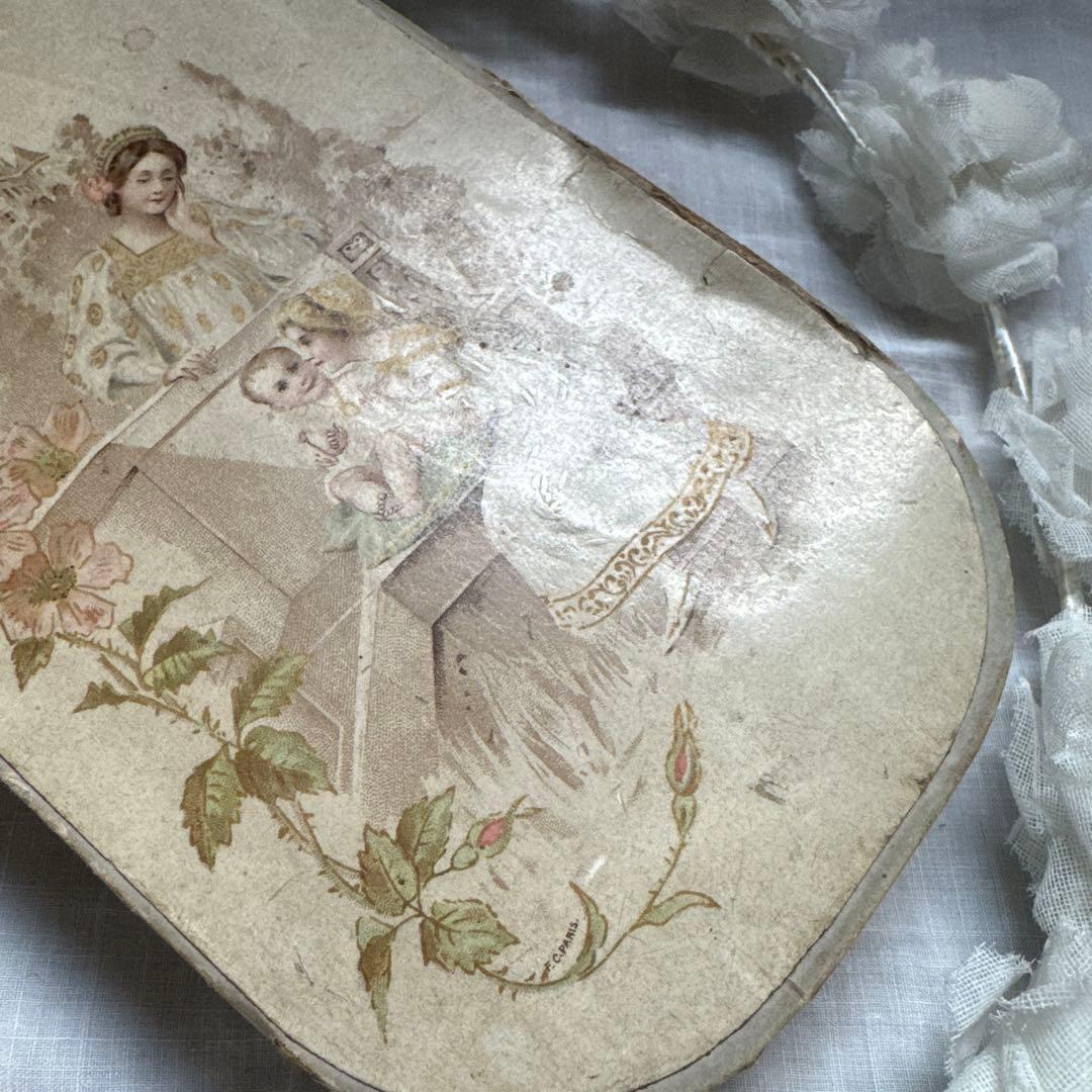 フランスアンティーク　ドラジェボックス　紙箱　菓子箱