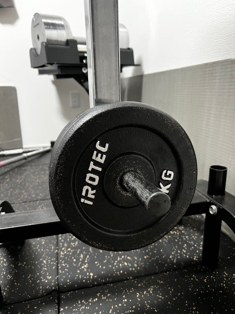 群馬県からホームジム一式 まとめ売り IROTEC可変式ダンベル＋プレートツリー