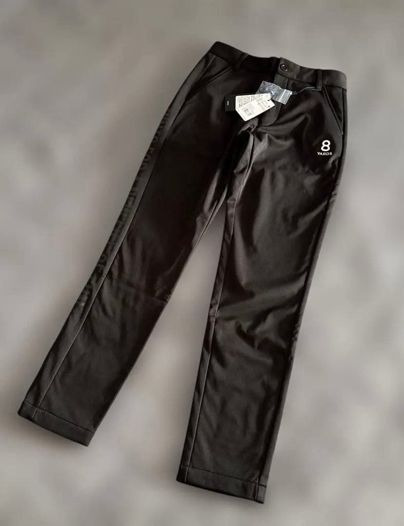 【新品タグ付】8 YARDS ♪BONDING 裏起毛 パンツ S ブラック