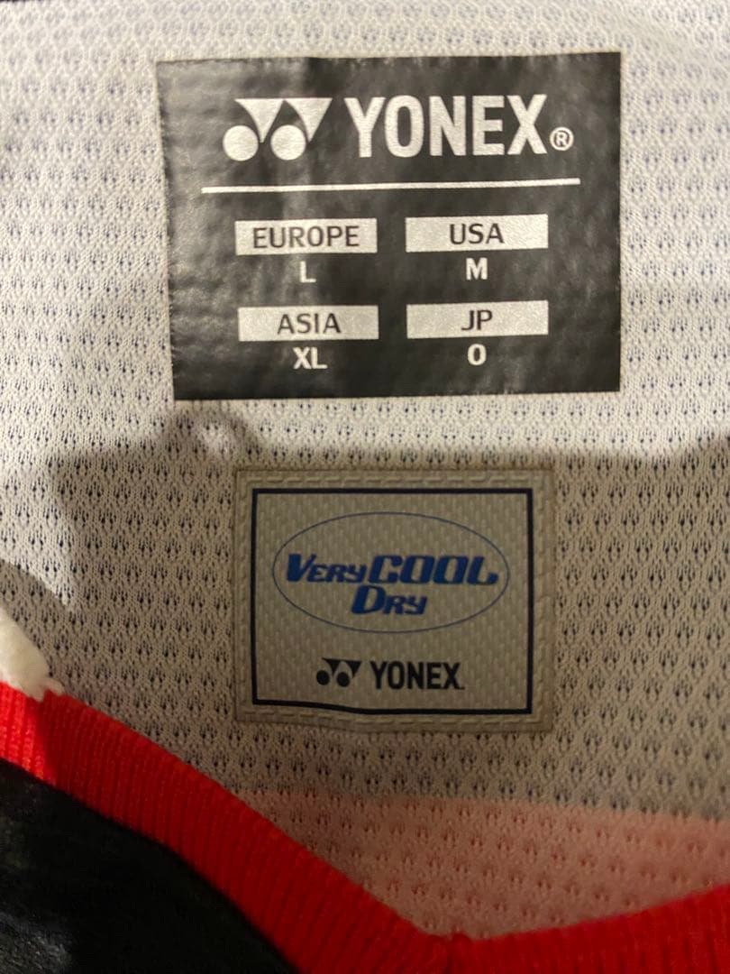 ヨネックス　ノースリーブ　希少品　ゲームシャツ　サイズO