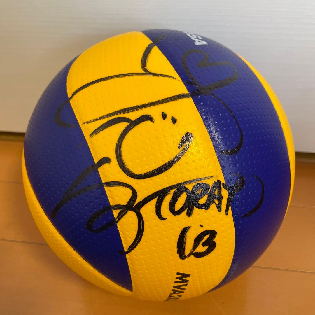 K*0様 女子バレーボール 東レアローズ 黒後愛選手 サインボール クリアケース