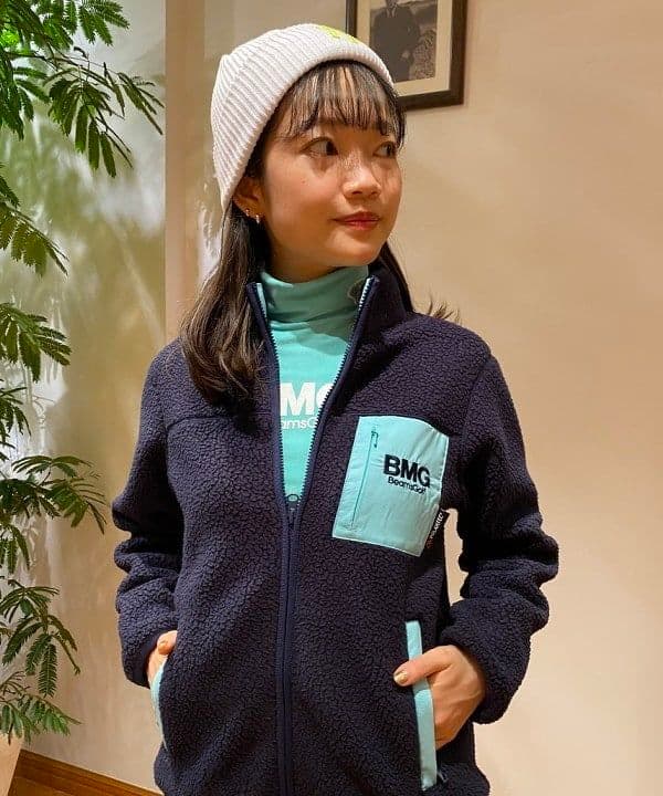 ★美品★　BEAMS GOLF　パイピング ボア ブルゾン　サイズ　S