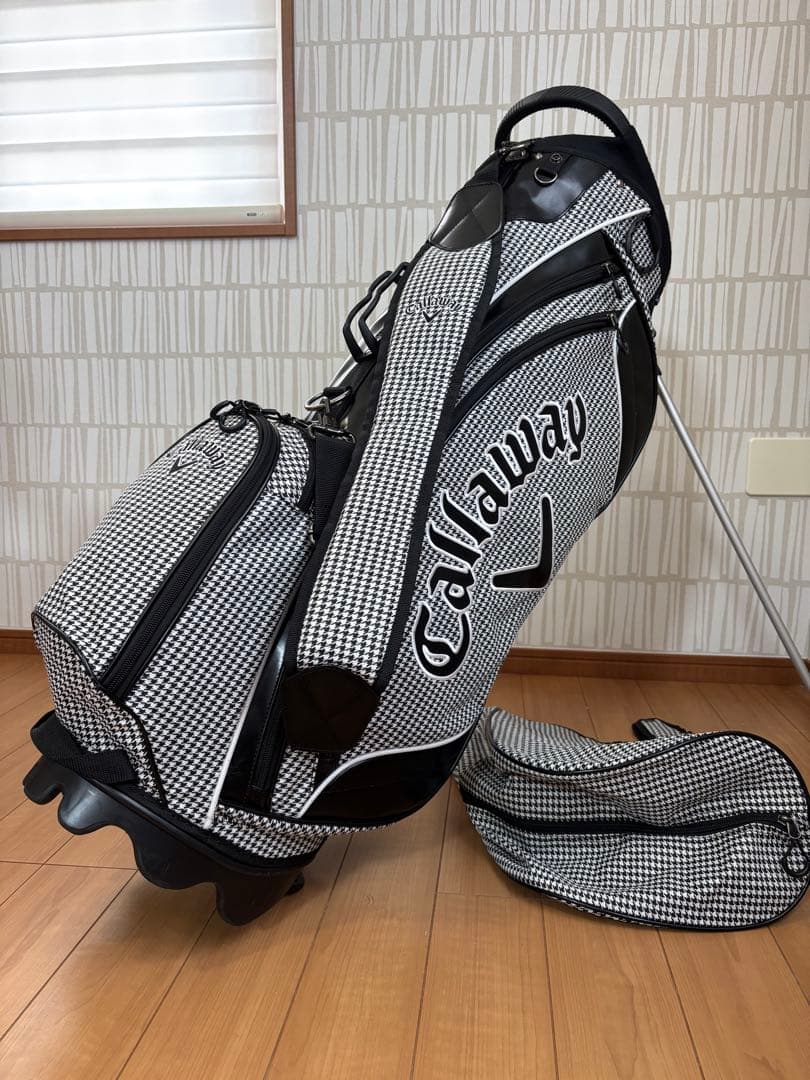 Callaway スタンド式 千鳥柄 キャディバッグ 9.0型(日本正規品)