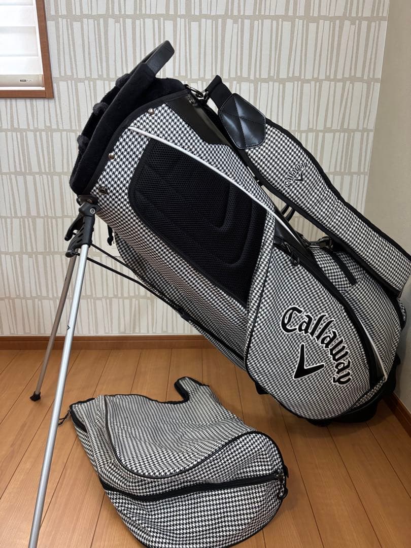 Callaway スタンド式 千鳥柄 キャディバッグ 9.0型(日本正規品)