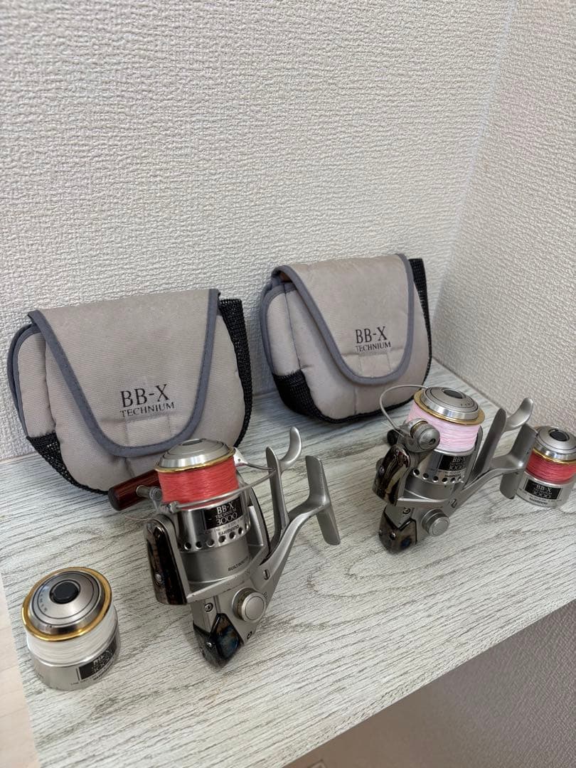 シマノ　97 BB-Xテクニウム3000 2台　替スプール2個セット