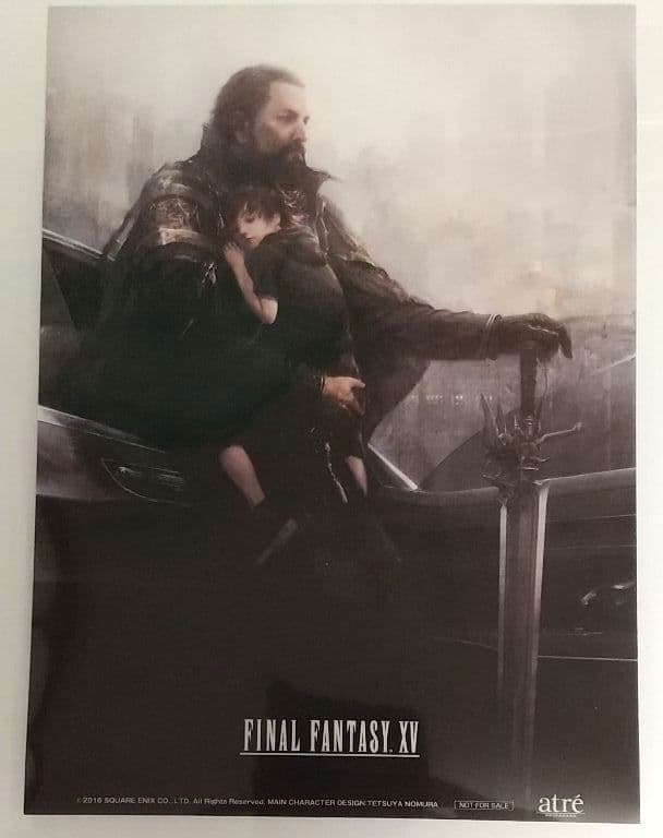 【非売品】FFXV ×アトレ秋葉原 抽選会参加賞コンセプトアート・クリアポスター