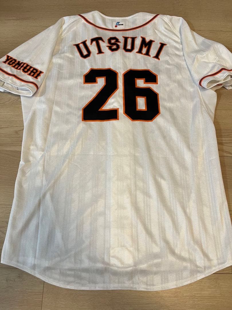 読売ジャイアンツ巨人adidasユニフォーム　実使用　内海　直筆サイン入り