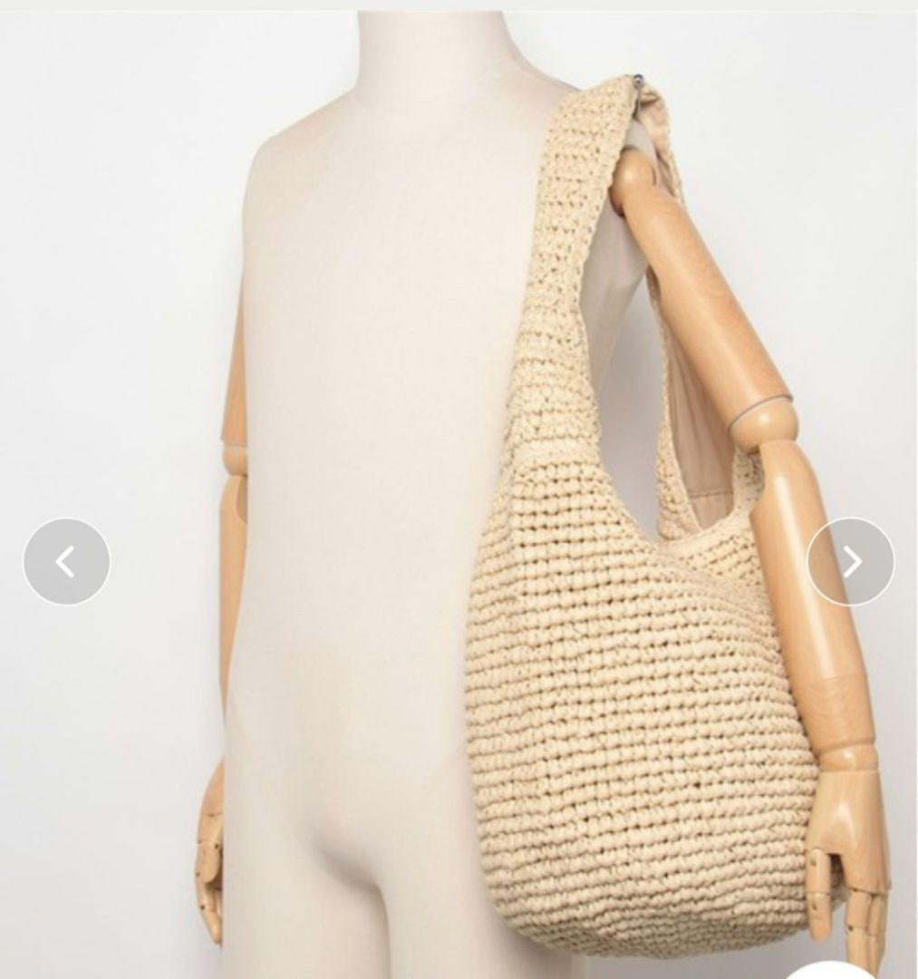 バナナリパブリック ラフィアトートバッグ