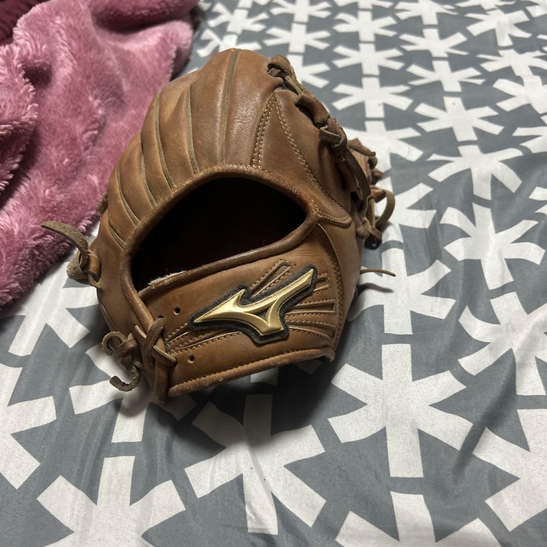 ミズノ 硬式野球グローブ ブラウン