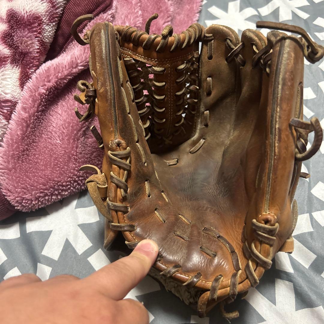 ミズノ 硬式野球グローブ ブラウン