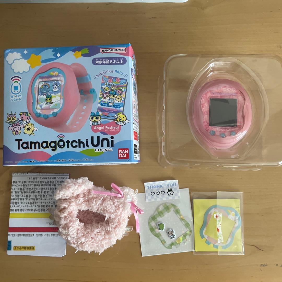 たまごっち ユニ エンジェル フィスティバルTamagotchi 保護シート付き