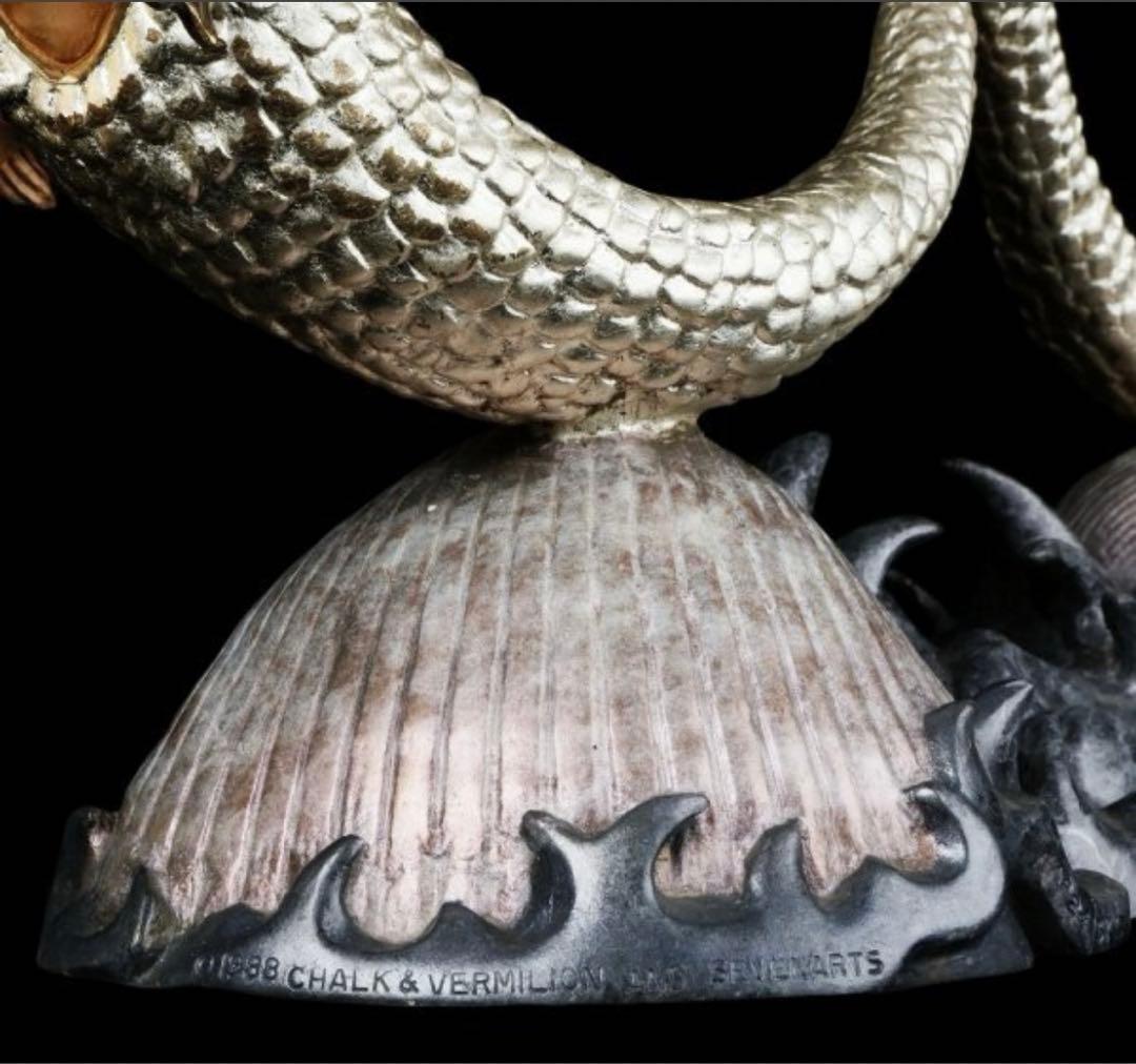 訳あり アールデコ巨匠【エルテ Erte】ブロンズ 人魚像 1988年製作 限定