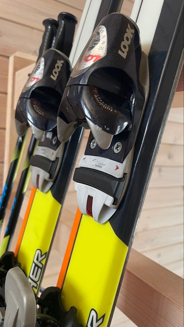 カービングスキー板フィッシャー大人163cmセットFISCHERジュニアオレンジ