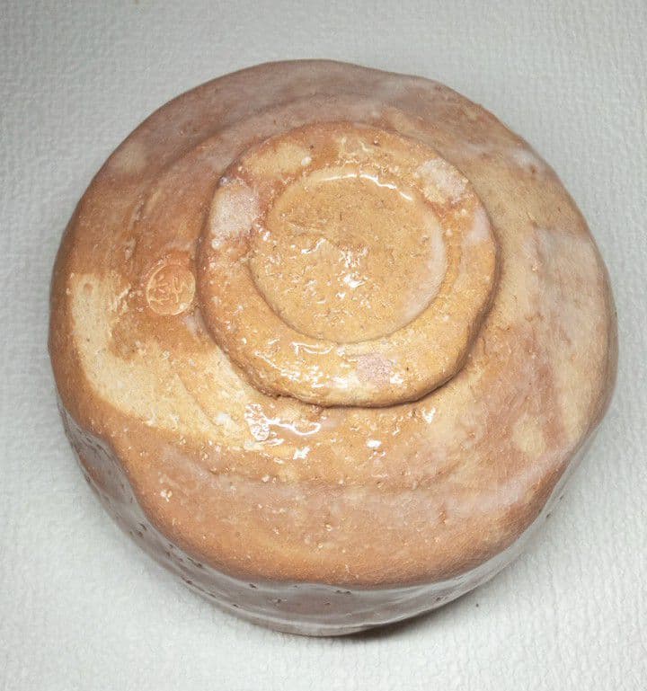 萩焼人間国宝11代三輪休雪(壽雪) 萩茶碗　萩焼茶碗