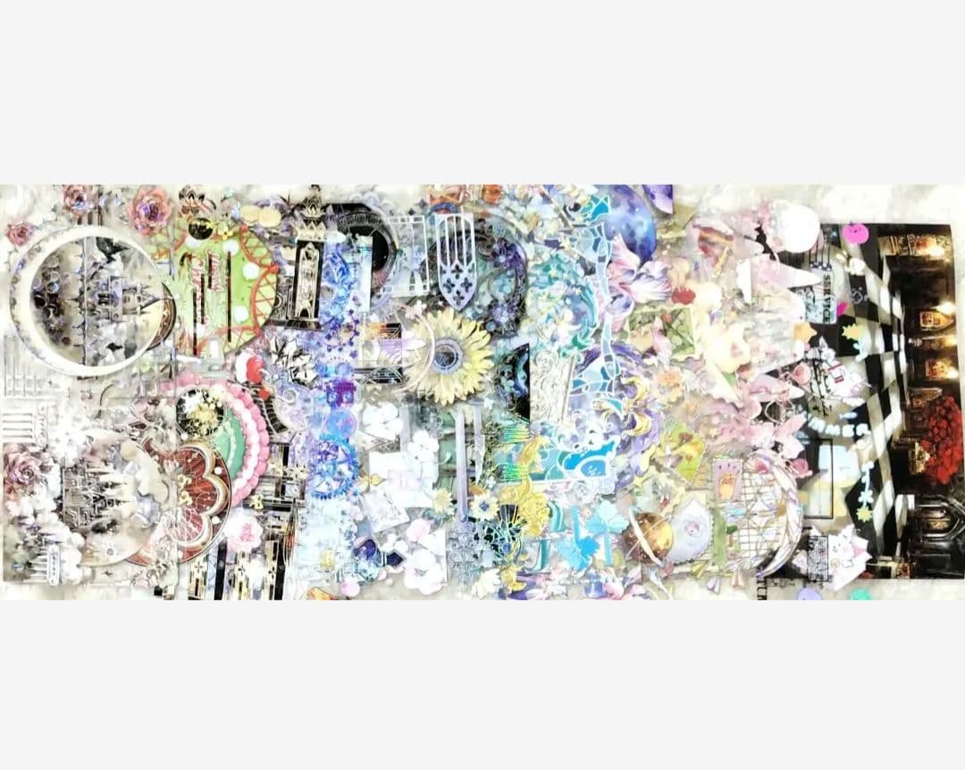 ❰商品No.7❱海外マステ切り売り人物マステ&装飾マステ200枚セット＋増量