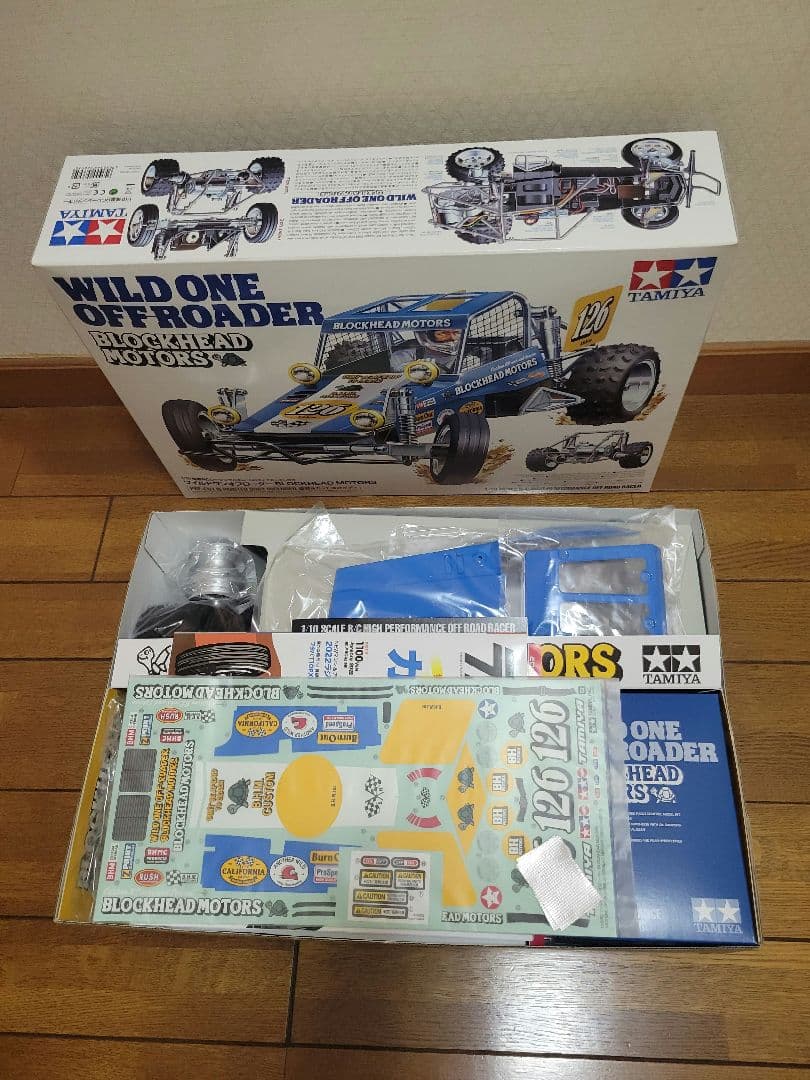 タミヤ ワイルドワンオフローダー BLOCKHEAD MOTORS