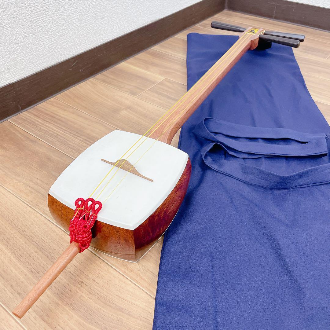 【未使用】胡弓 擦弦楽器 伝統楽器 和楽器　平溝　丸打胴