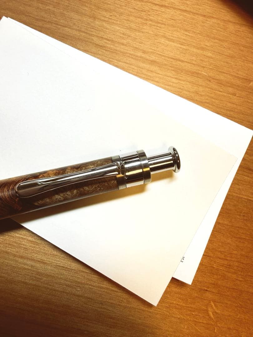 【激レア杢】《新品未使用》工房楔　ローズウッド瘤杢 シャープペンシル