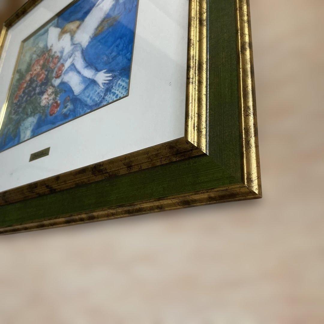 専用✴︎シャガール絵画 【ブルーエンジェル】50✖️43