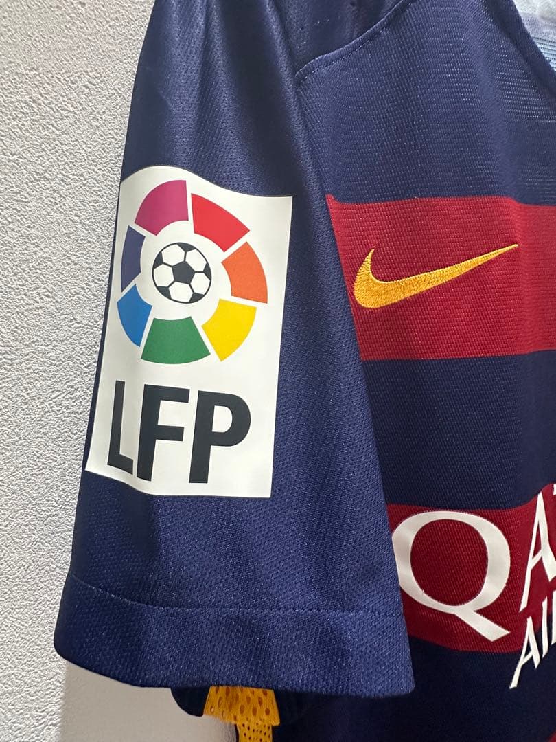 【メッシ#10】 バルセロナ ユニフォーム 選手仕様 15/16 Sサイズ