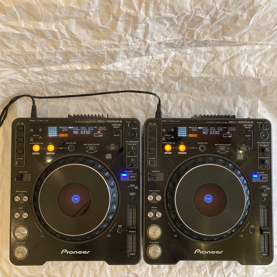 Pioneer CDJ-1000MK2 パイオニアCDJ中古2台セット DJ機材