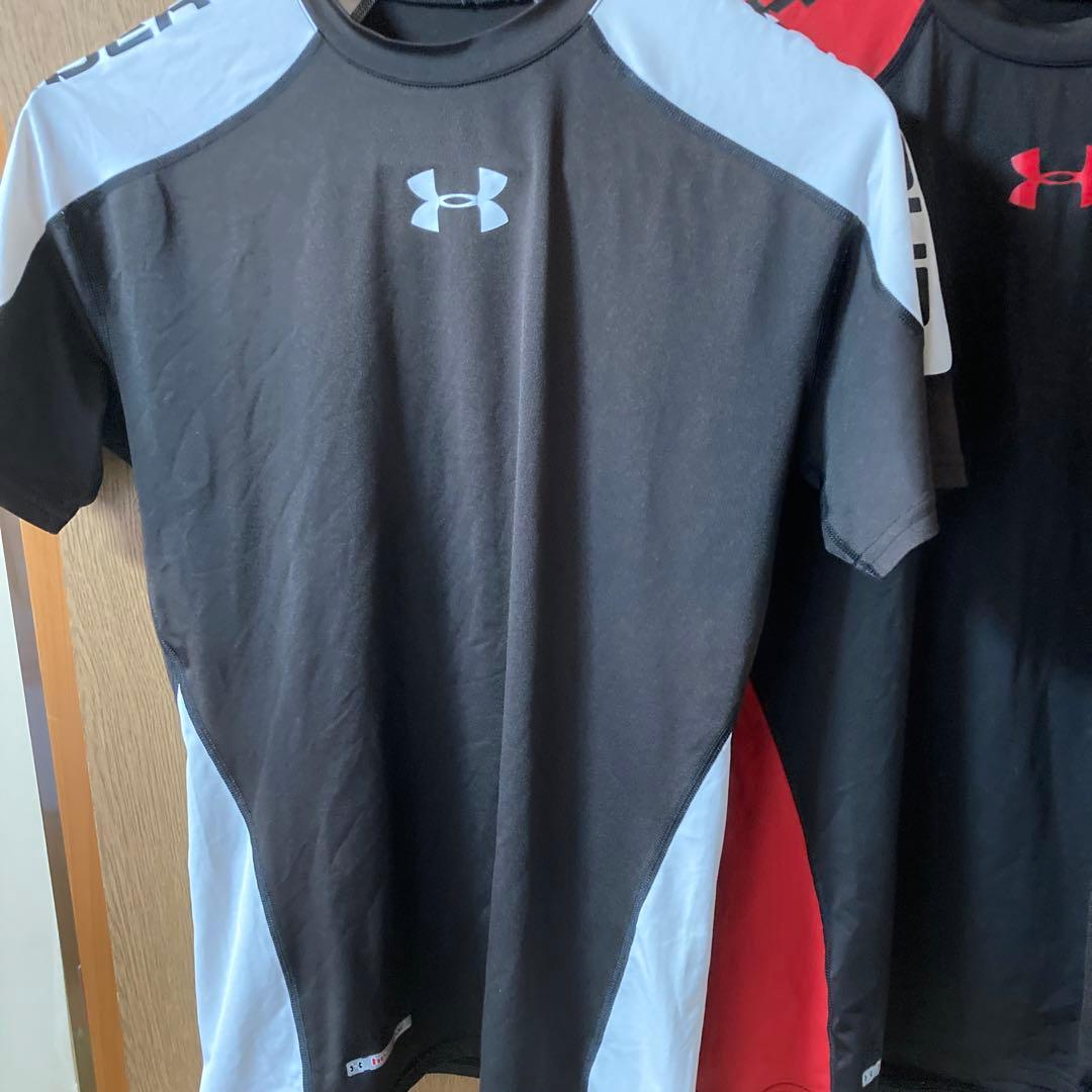 アンダーアーマ、ゴルフ、ヒートギア、 X L、長袖、半袖、2枚、人気モデル、配色