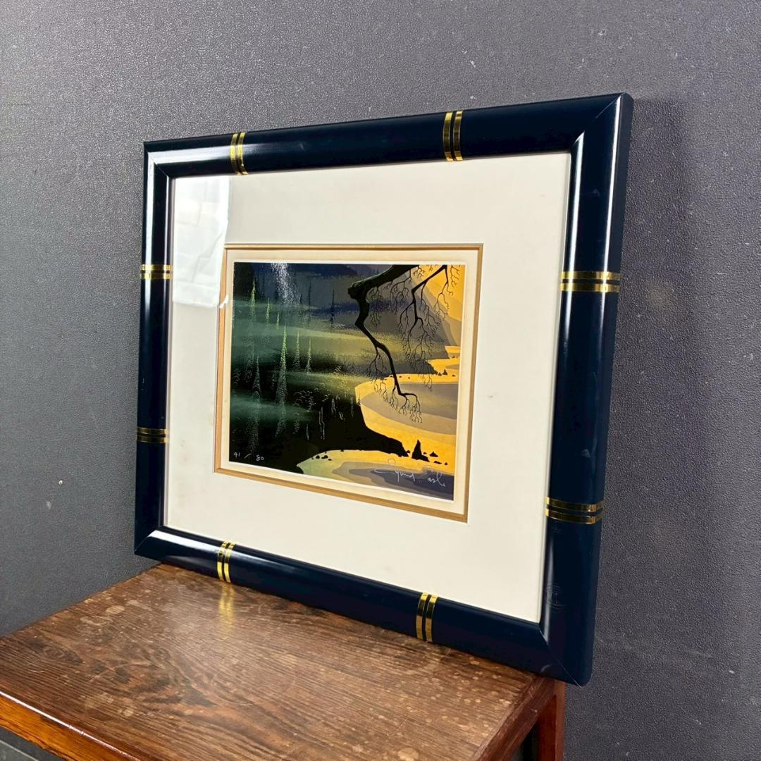 アイベン・アール「ブルーミスト」シルクスクリーン 直筆サイン入り 限定80点