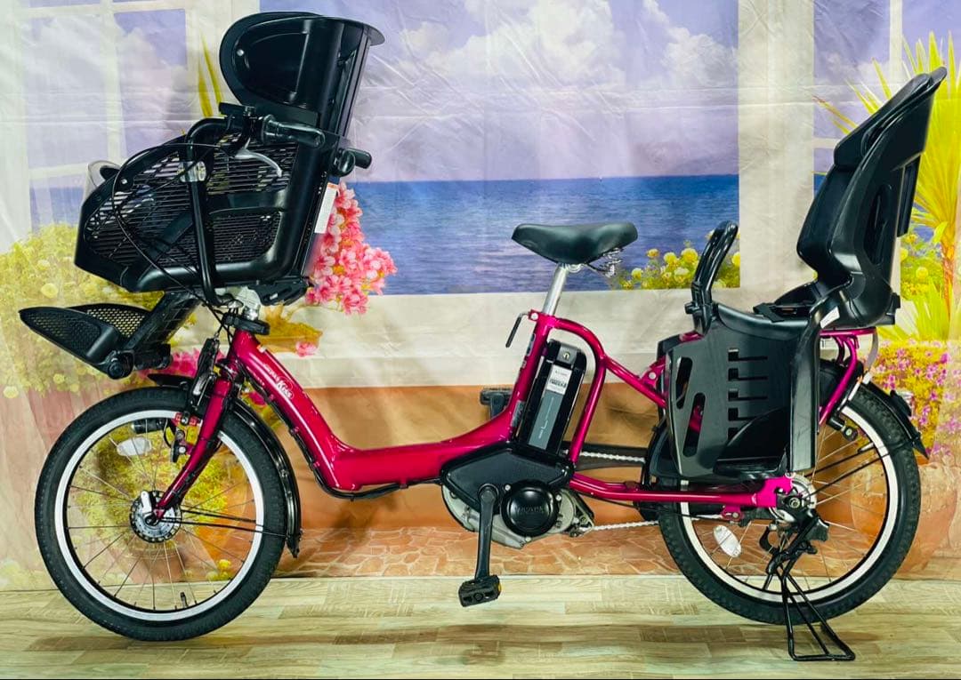ちー　ヤマハパスキス⭐️人気モデル！子供乗せ電動自転車Y0001