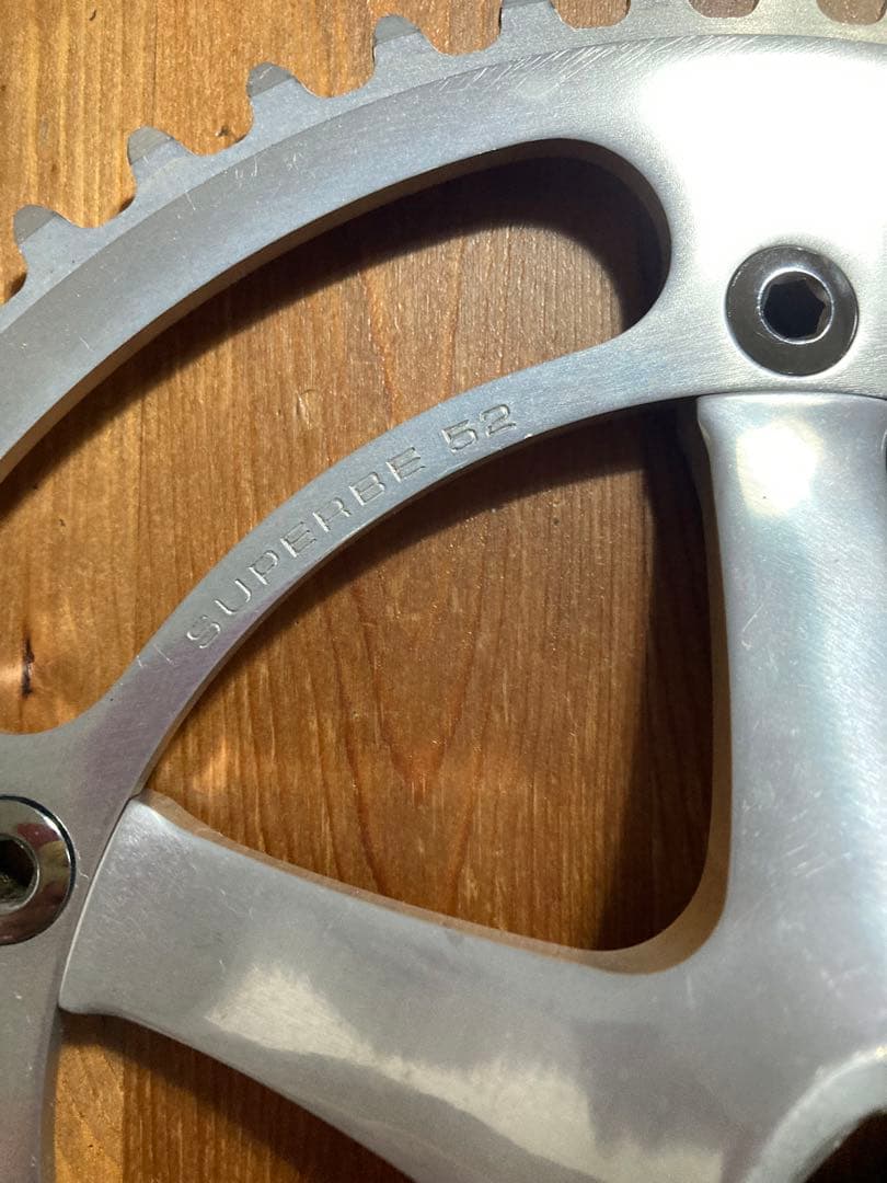 超希少 美品 サンツアー シュパーブプロ クランクセット 167.5 njs