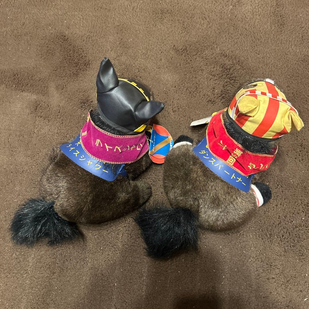 【AVANTI ぬいぐるみ2点セット　ライスシャワー、ダンスパートナー】