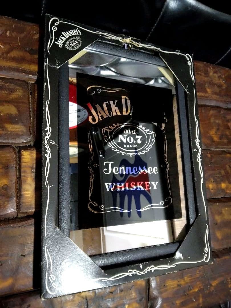 非売品　ジャックダニエル パブミラー ウイスキー　ウォールミラー 鏡