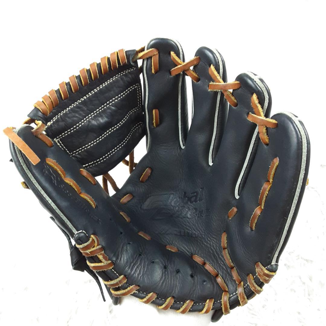 美品◎MIZUNO Global Elite RG 少年軟式内野用グローブ 黒茶